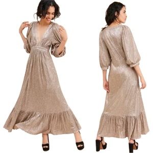 Saltwater luxe sequin maxi